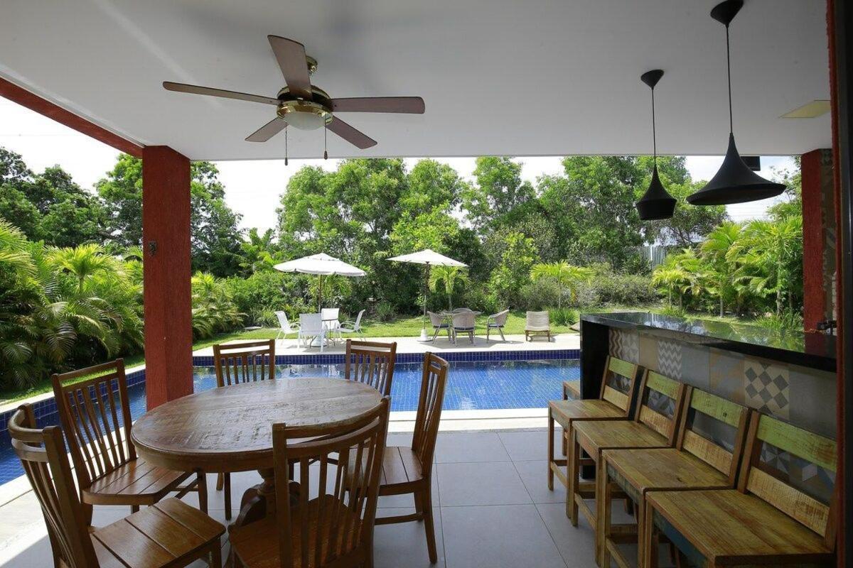 Casa Temporada - 4 Suites - Condominio Luxo - Piscina Extraordinaria - Praia De Itacimirim-Ba Camaçari Kültér fotó